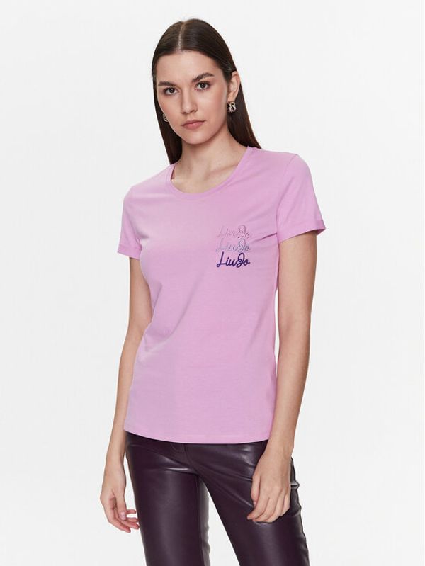 Liu Jo Liu Jo T-shirt WA3139 J6308 Ružičasta Regular Fit