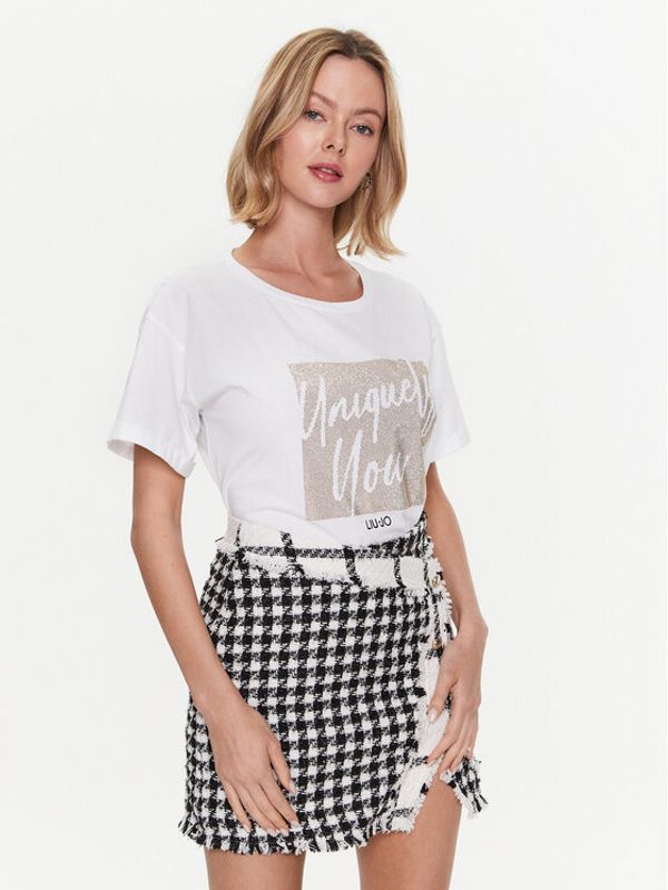 Liu Jo Liu Jo T-shirt WA3277 JS923 Bijela Regular Fit