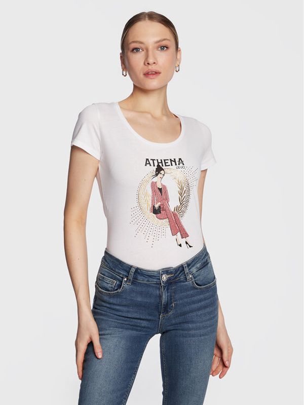 Liu Jo Liu Jo T-shirt WA3288 J5923 Bijela Regular Fit