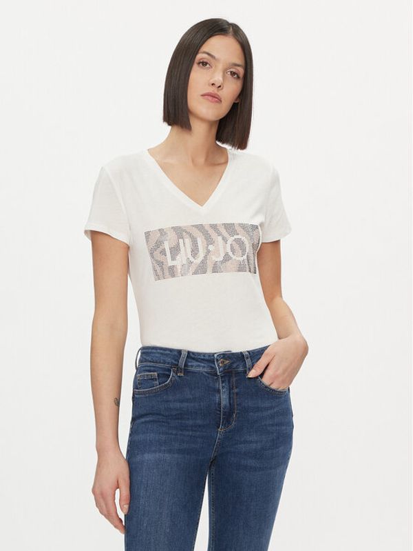 Liu Jo Liu Jo T-shirt WA4019 JS923 Bijela Regular Fit