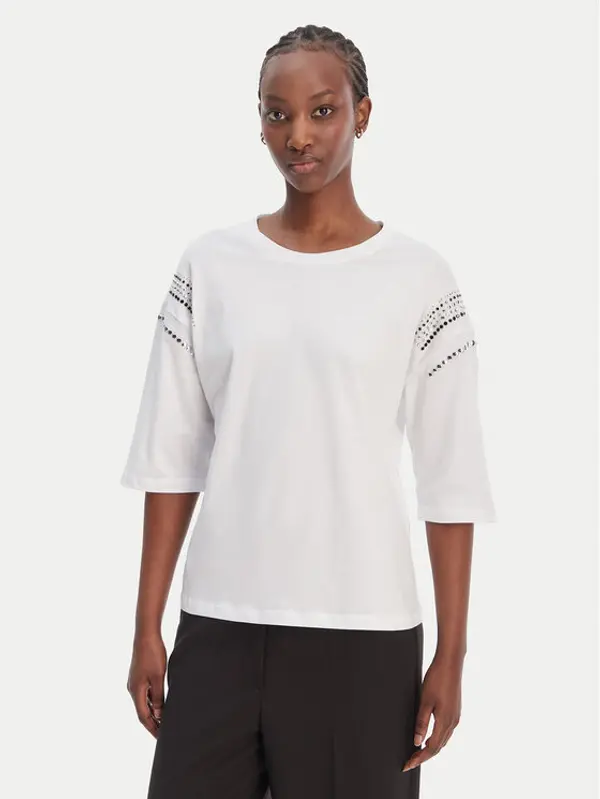 Liu Jo Liu Jo T-shirt WA6128 JS904 Bijela Relaxed Fit