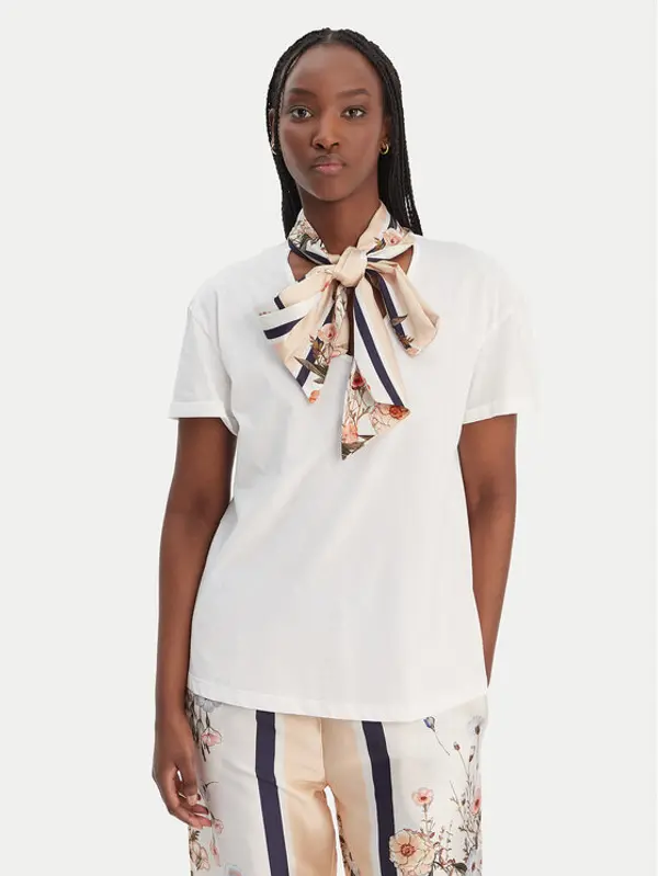 Liu Jo Liu Jo T-shirt WA6189 J6308 Bijela Regular Fit