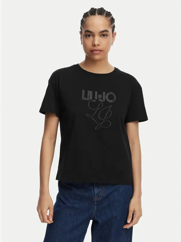 Liu Jo Liu Jo T-shirt WA6238 JS923 Crna Regular Fit