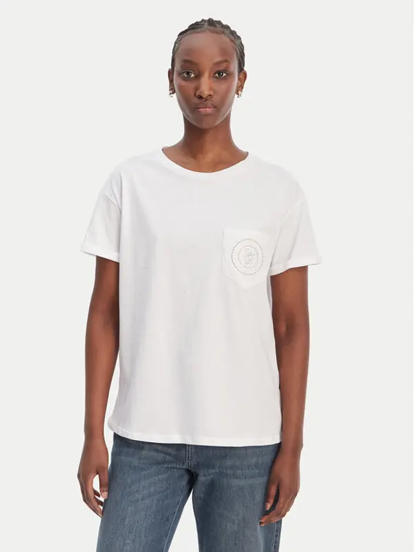 Liu Jo Liu Jo T-shirt WA6372 JS923 Bijela Regular Fit