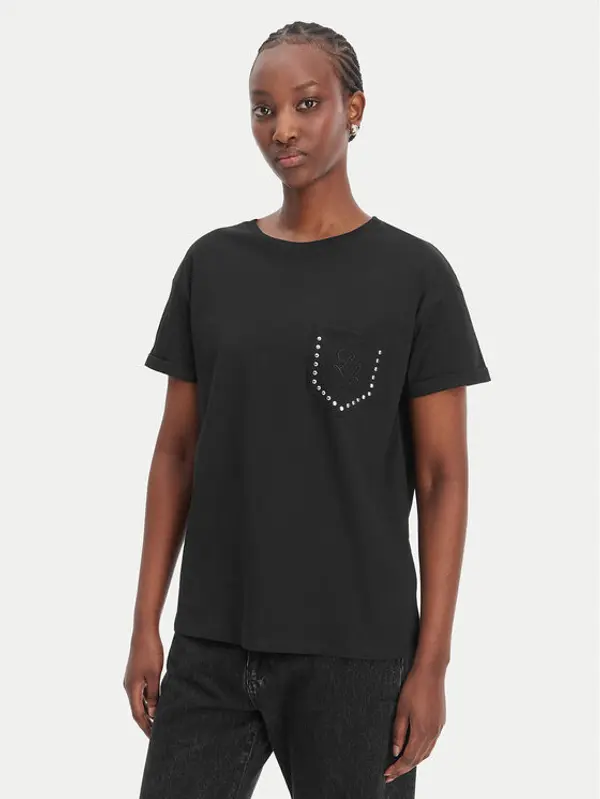 Liu Jo Liu Jo T-shirt WA6372 JS923 Crna Regular Fit