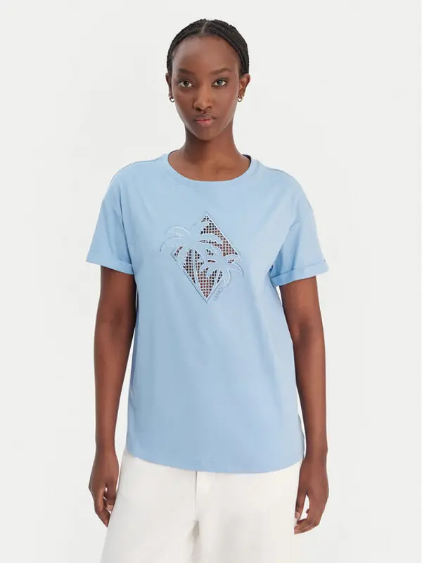 Liu Jo Liu Jo T-shirt WA6413 JS904 Plava Regular Fit