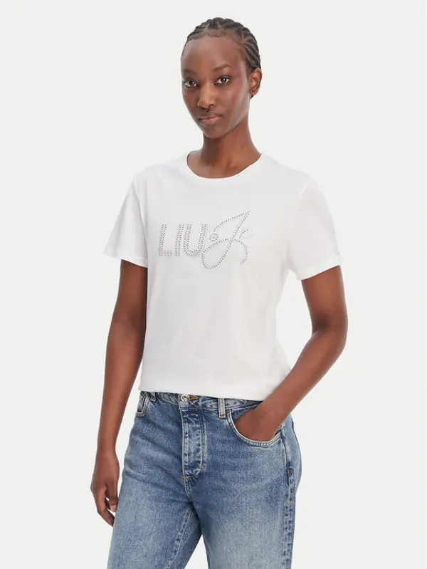Liu Jo Liu Jo T-shirt WA6491 JS923 Bijela Regular Fit