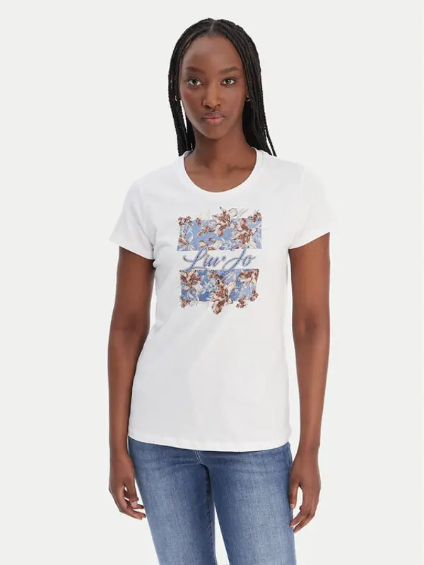 Liu Jo Liu Jo T-shirt WA6493 JS923 Bijela Regular Fit
