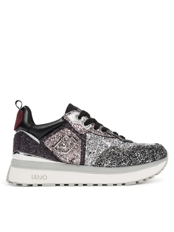 Liu Jo Liu Jo Tenisice Maxi Wonder Glitter 01 BF5009 TX007 Srebrna