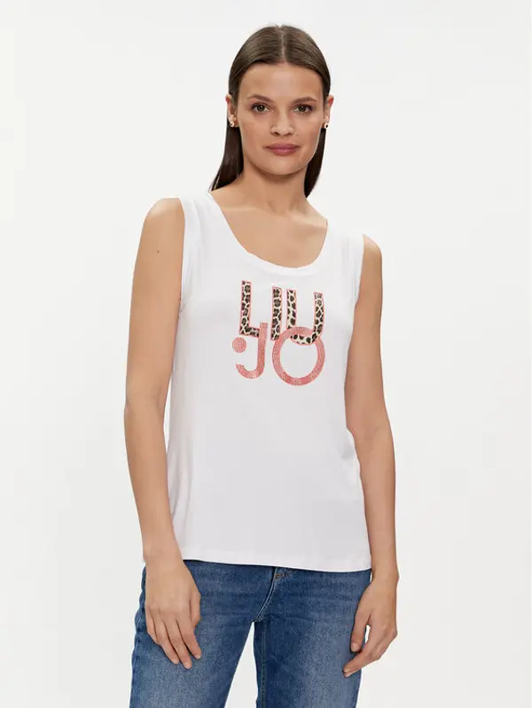 Liu Jo Liu Jo Top VA4117 JS360 Bijela Regular Fit