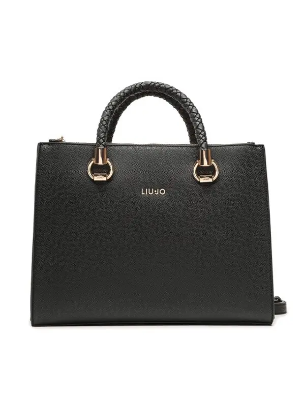 Liu Jo Liu Jo Torbica M Satchel Double AXX010 E0087 Crna