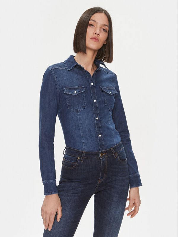 Liu Jo Liu Jo traper košulja UF3048 D4051 Tamnoplava Regular Fit