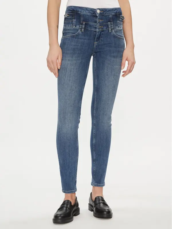 Liu Jo Liu Jo Traperice UA4014 D4391 Plava Slim Fit