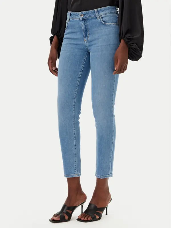 Liu Jo Liu Jo Traperice UA5080 D4988 Plava Slim Fit