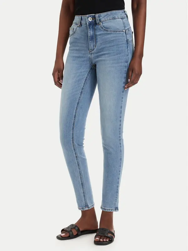Liu Jo Liu Jo Traperice UA6013 D0318 Plava Slim Fit