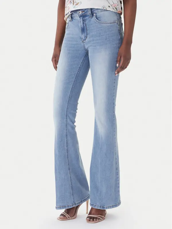 Liu Jo Liu Jo Traperice UA6015 D0318 Plava Flare Fit