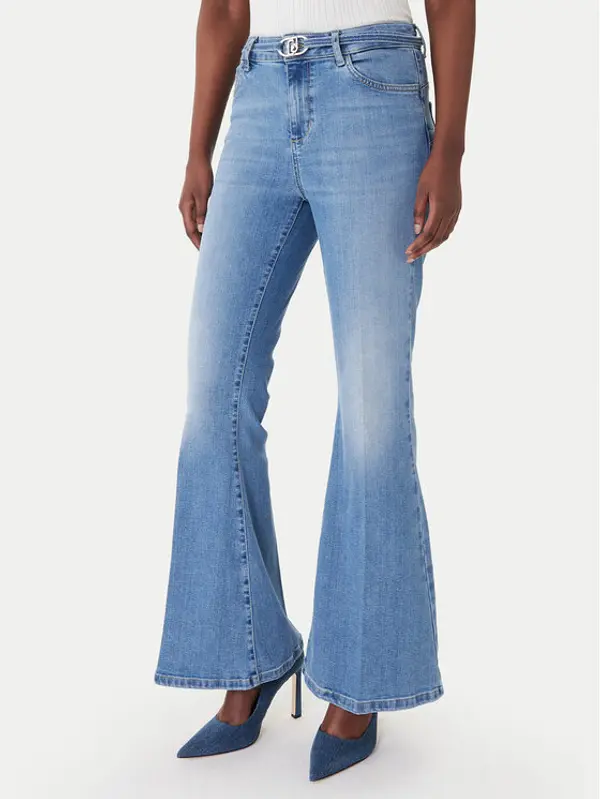 Liu Jo Liu Jo Traperice UA6159 D0264 Plava Flare Fit
