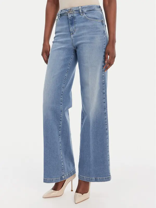 Liu Jo Liu Jo Traperice UA6160 D0264 Plava Flare Fit
