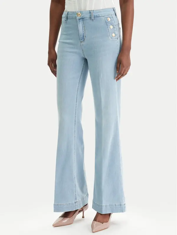 Liu Jo Liu Jo Traperice UA6162 D0275 Plava Flare Fit