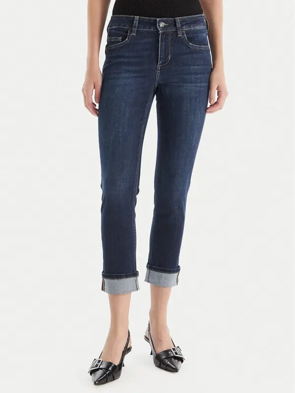 Liu Jo Liu Jo Traperice UF5006 D4797 Tamnoplava Slim Fit