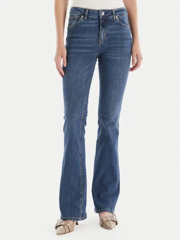Liu Jo Liu Jo Traperice UF5015 D0236 Plava Bootcut Fit