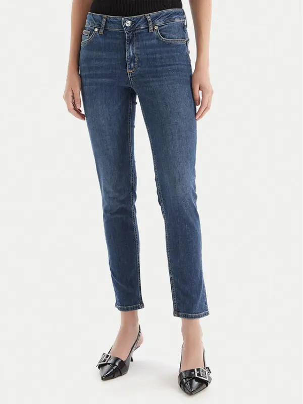 Liu Jo Liu Jo Traperice UF5035 D0236 Tamnoplava Slim Fit