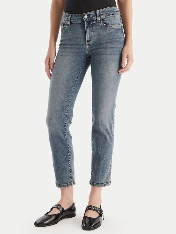 Liu Jo Liu Jo Traperice UF5066 DS615 Plava Authentic Slim Fit