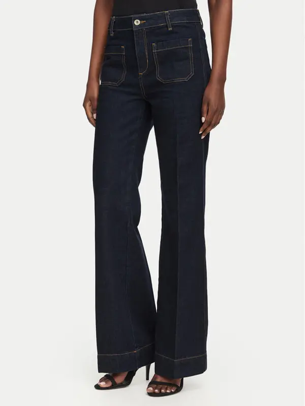 Liu Jo Liu Jo Traperice UF6196 D4854 Tamnoplava Flare Fit