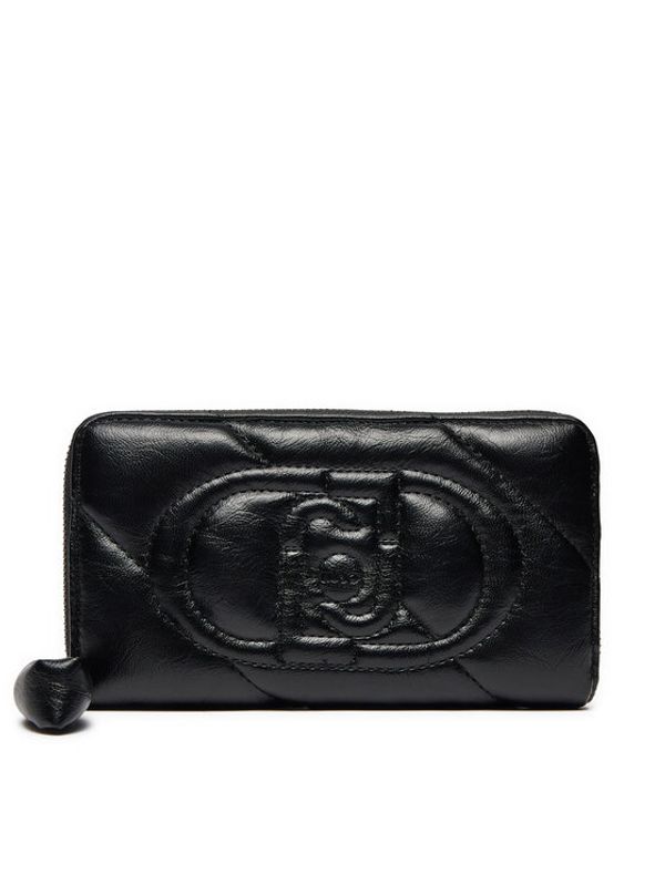 Liu Jo Liu Jo Veliki ženski novčanik Ecs Xl Zip Around AF4140 E0022 Crna