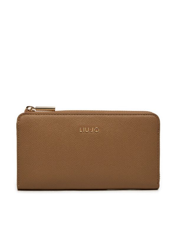 Liu Jo Liu Jo Veliki ženski novčanik Ecs Xl Zip Around AF4270 E0087 Smeđa