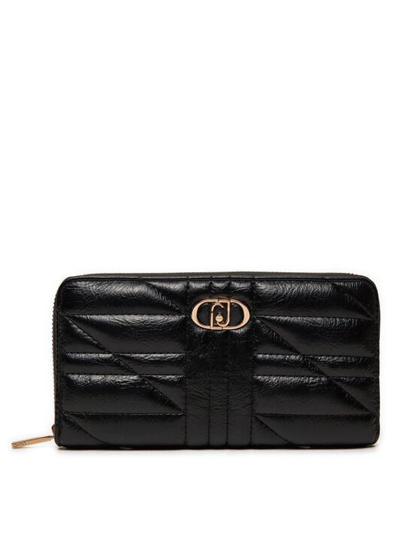 Liu Jo Liu Jo Veliki ženski novčanik Ecs Xl Zip Around AF4325 E0426 Crna