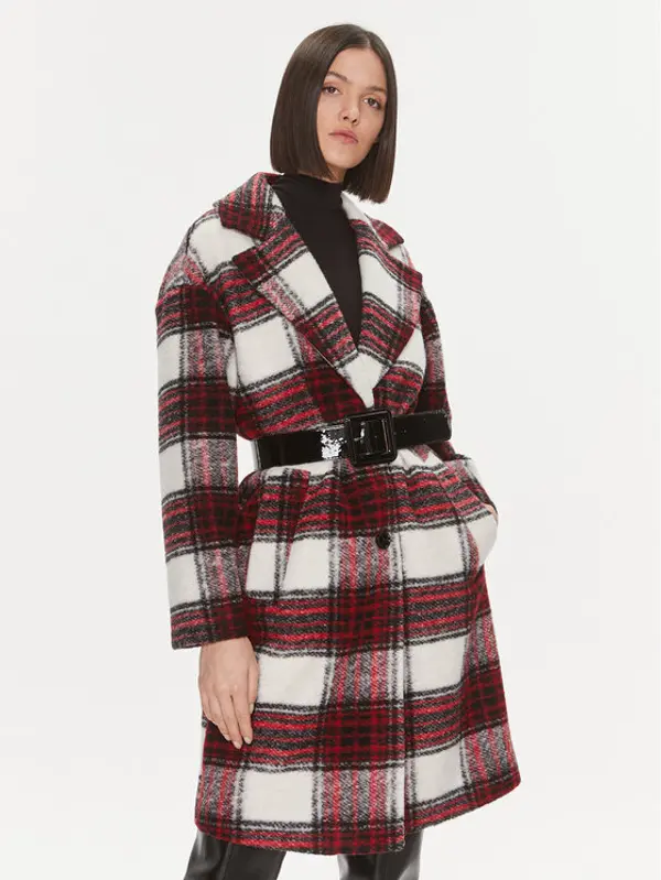 Liu Jo Liu Jo Vuneni kaput MF3122 J4577 Šarena Relaxed Fit