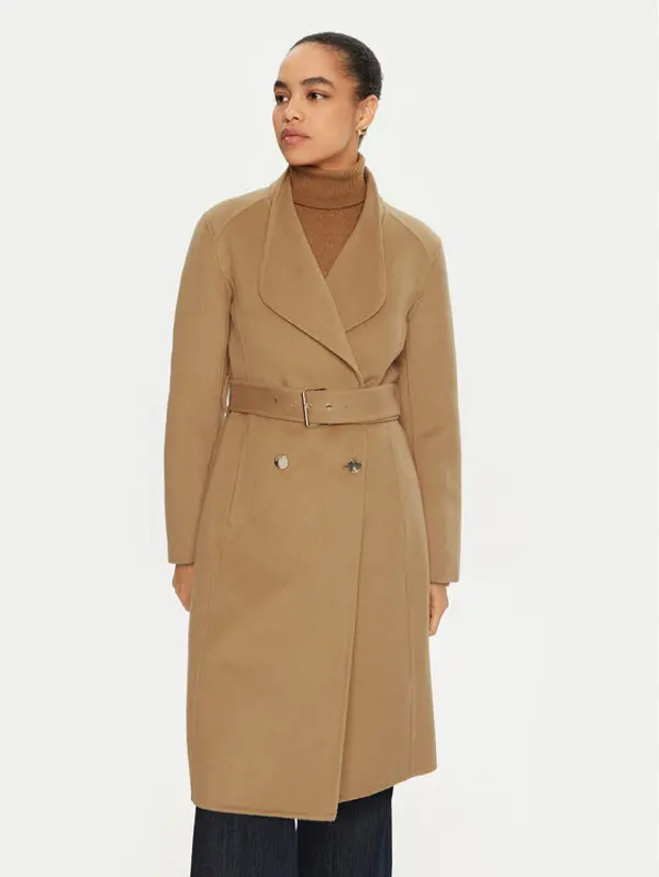 Liu Jo Liu Jo Vuneni kaput WF4060 T4627 Smeđa Regular Fit