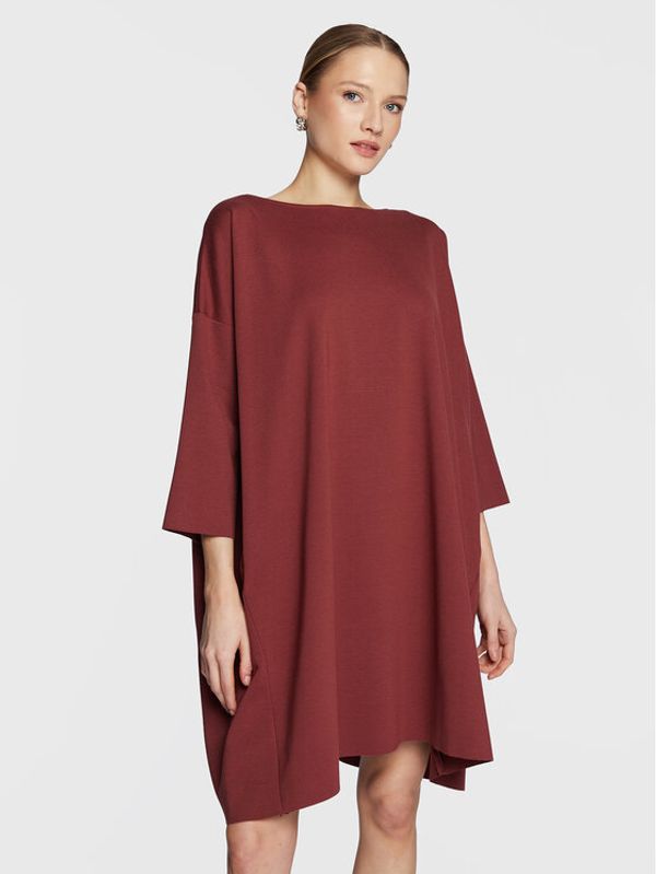 Liviana Conti Liviana Conti Haljina za svaki dan F3SI16 Tamnocrvena Relaxed Fit