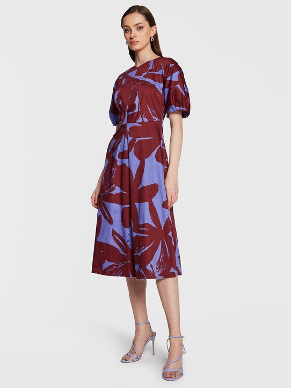 Liviana Conti Liviana Conti Haljina za svaki dan F3SU71 Tamnocrvena Regular Fit