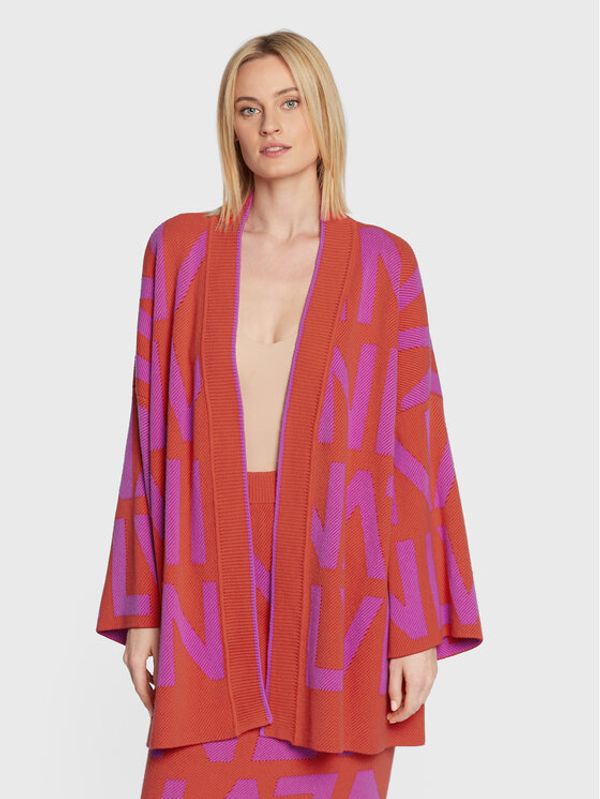 Liviana Conti Liviana Conti Kardigan F2WC40 Narančasta Relaxed Fit