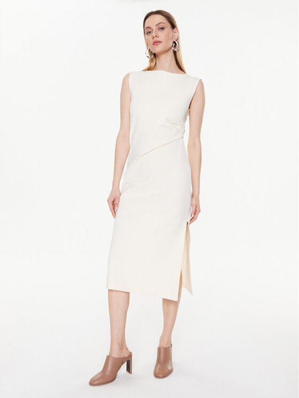 Liviana Conti Liviana Conti Koktel haljina F3SI19 Bež Regular Fit