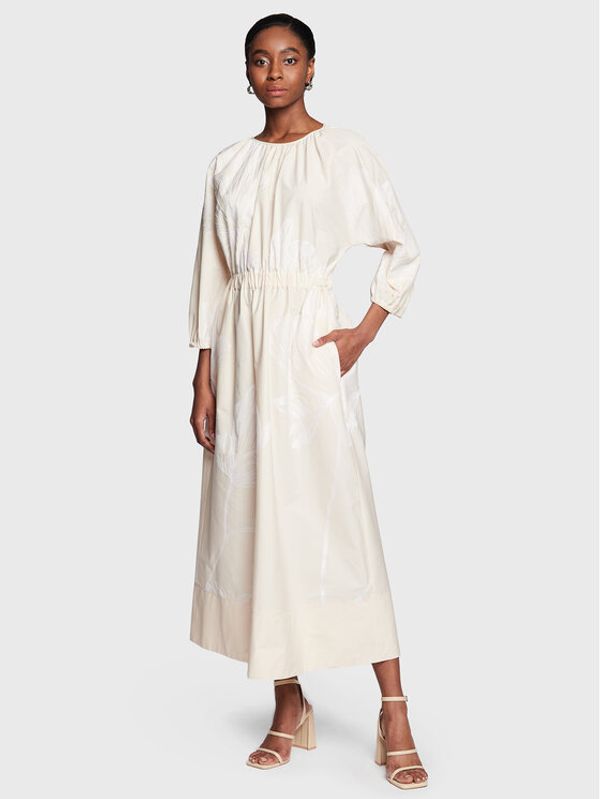 Liviana Conti Liviana Conti Koktel haljina F3SK96 Écru Regular Fit