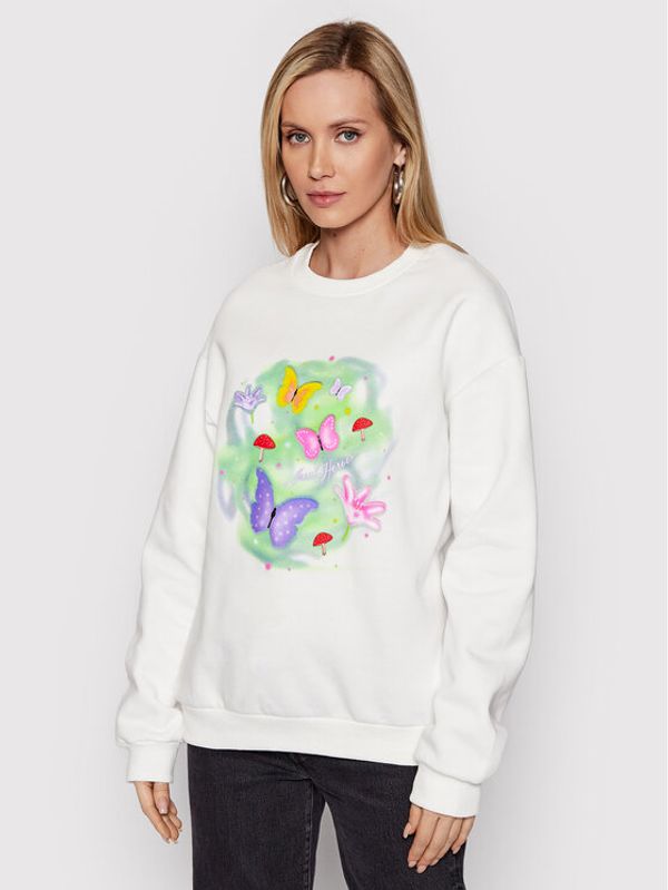 Local Heroes Local Heroes Majica dugih rukava Fairy SS22S0005 Bijela Relaxed Fit