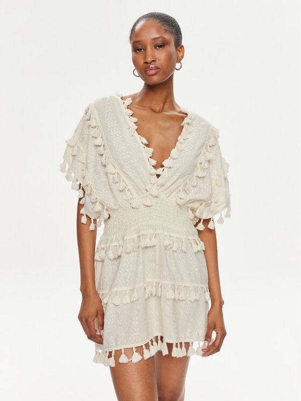 Lola Casademunt by Maite Lola Casademunt by Maite Haljina za plažu LS2416037 001 Bež Regular Fit