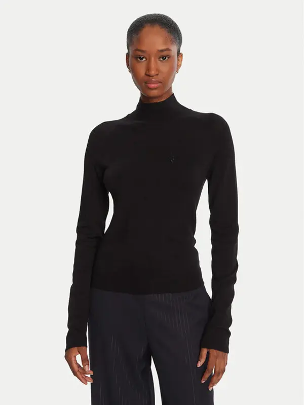 LOLA CASADEMUNT LOLA CASADEMUNT Dolčevita LF2515007 Crna Regular Fit