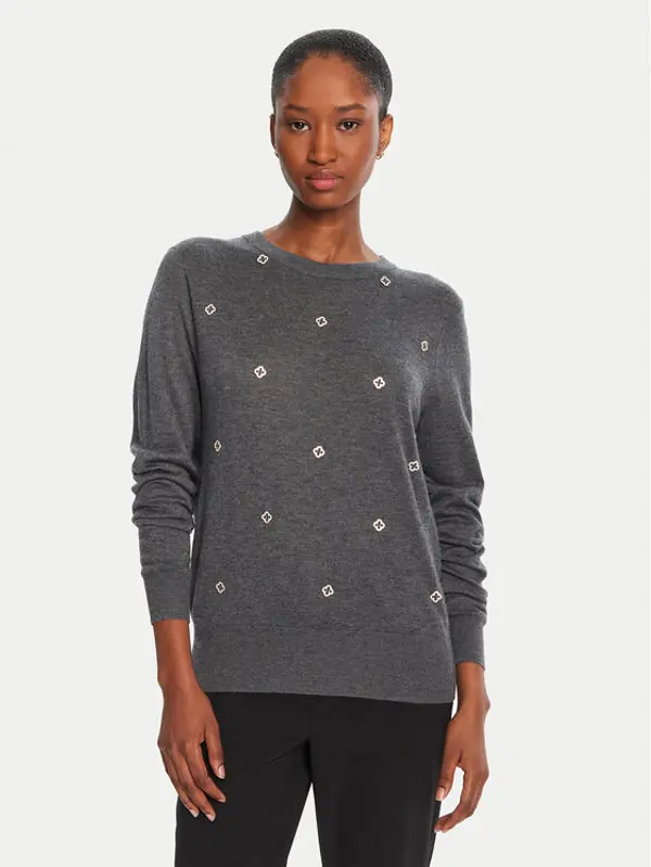LOLA CASADEMUNT LOLA CASADEMUNT Džemper MF2511012 Siva Regular Fit
