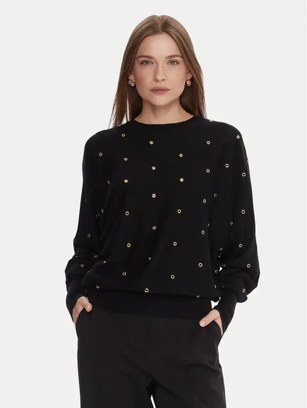 LOLA CASADEMUNT LOLA CASADEMUNT Džemper MF2511023 Crna Oversize