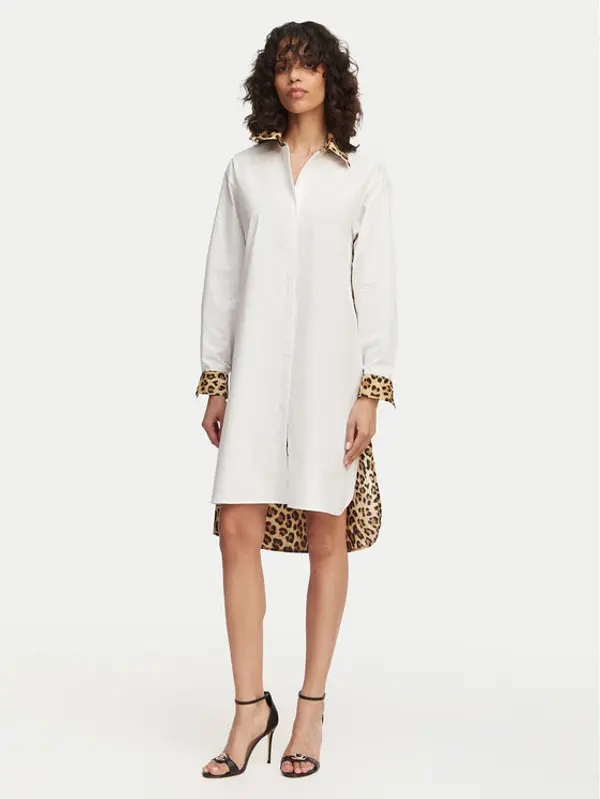 LOLA CASADEMUNT LOLA CASADEMUNT Haljina košulja LS2615118 Écru Loose Fit