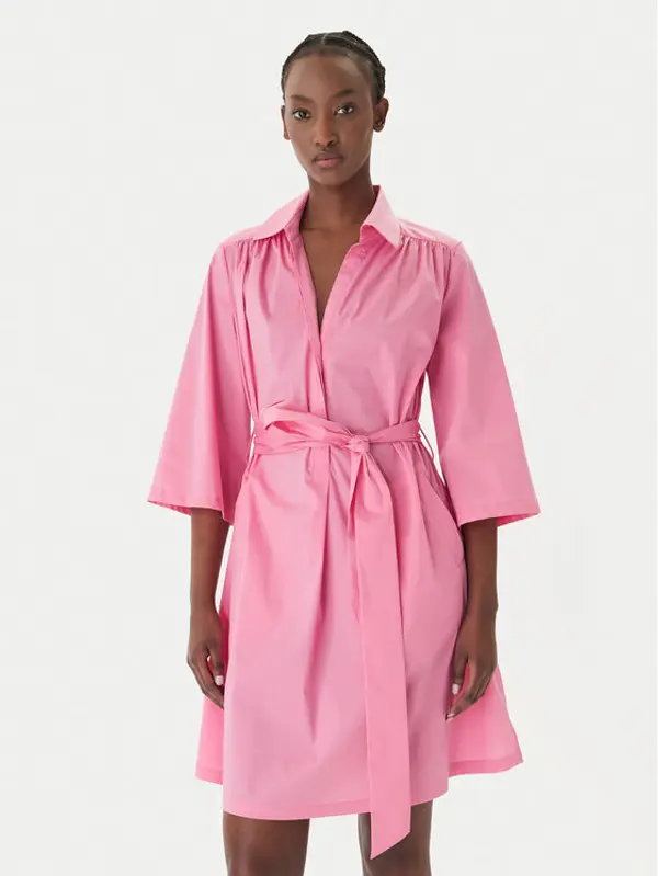 LOLA CASADEMUNT LOLA CASADEMUNT Haljina košulja LS2616140 Ružičasta Relaxed Fit