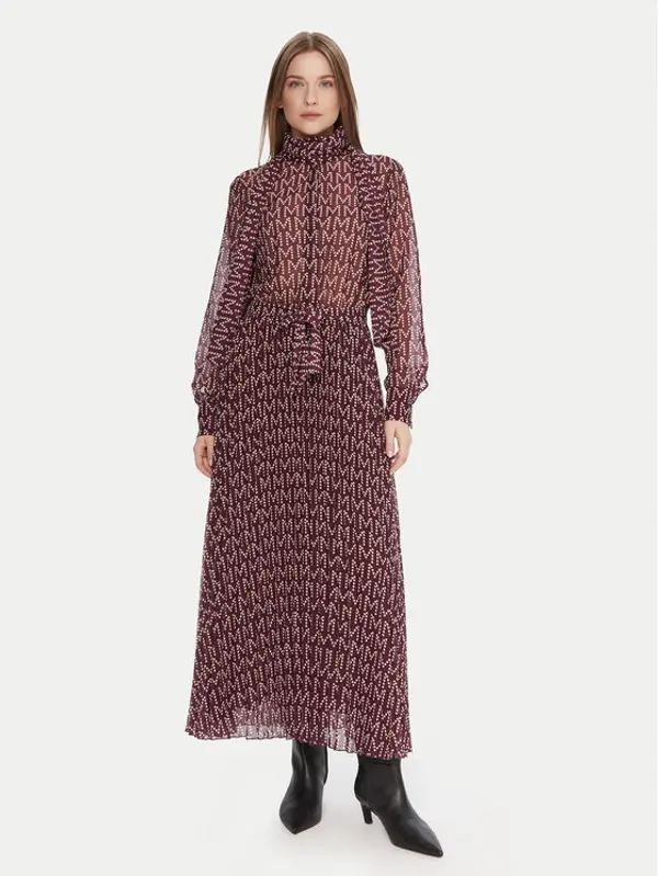 LOLA CASADEMUNT LOLA CASADEMUNT Haljina za svaki dan MF2516005 Tamnocrvena Regular Fit