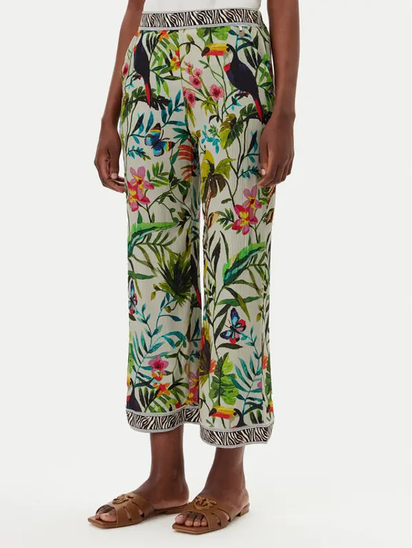 LOLA CASADEMUNT LOLA CASADEMUNT Hlače LS2514016 Šarena Relaxed Fit