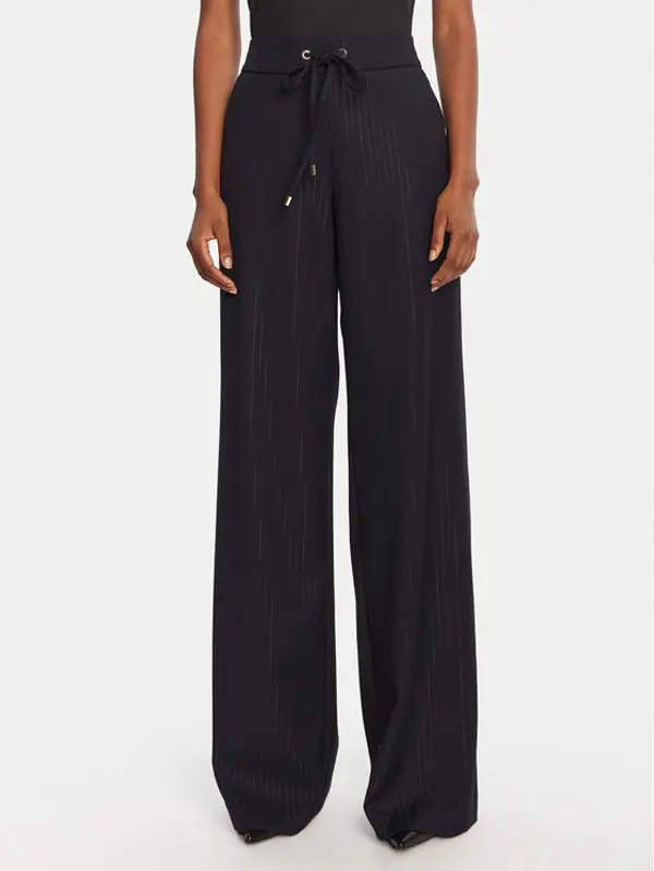 LOLA CASADEMUNT LOLA CASADEMUNT Hlače MF2514001 Tamnoplava Wide Leg