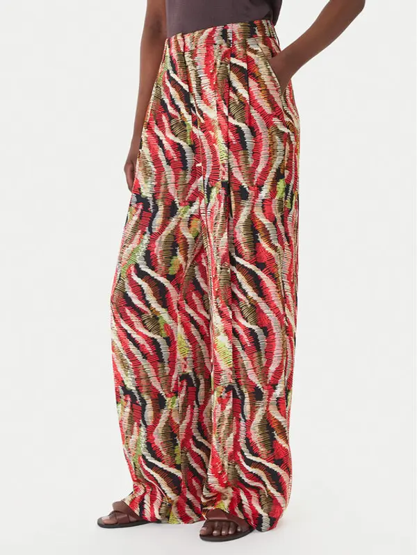 LOLA CASADEMUNT LOLA CASADEMUNT Hlače MS2614027 Šarena Wide Leg