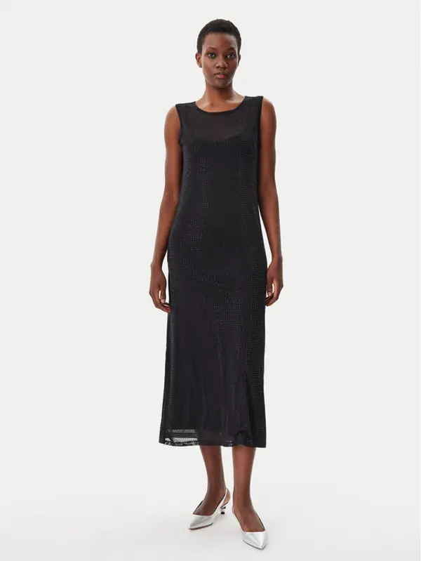 LOLA CASADEMUNT LOLA CASADEMUNT Koktel haljina LS2516066 Crna Regular Fit